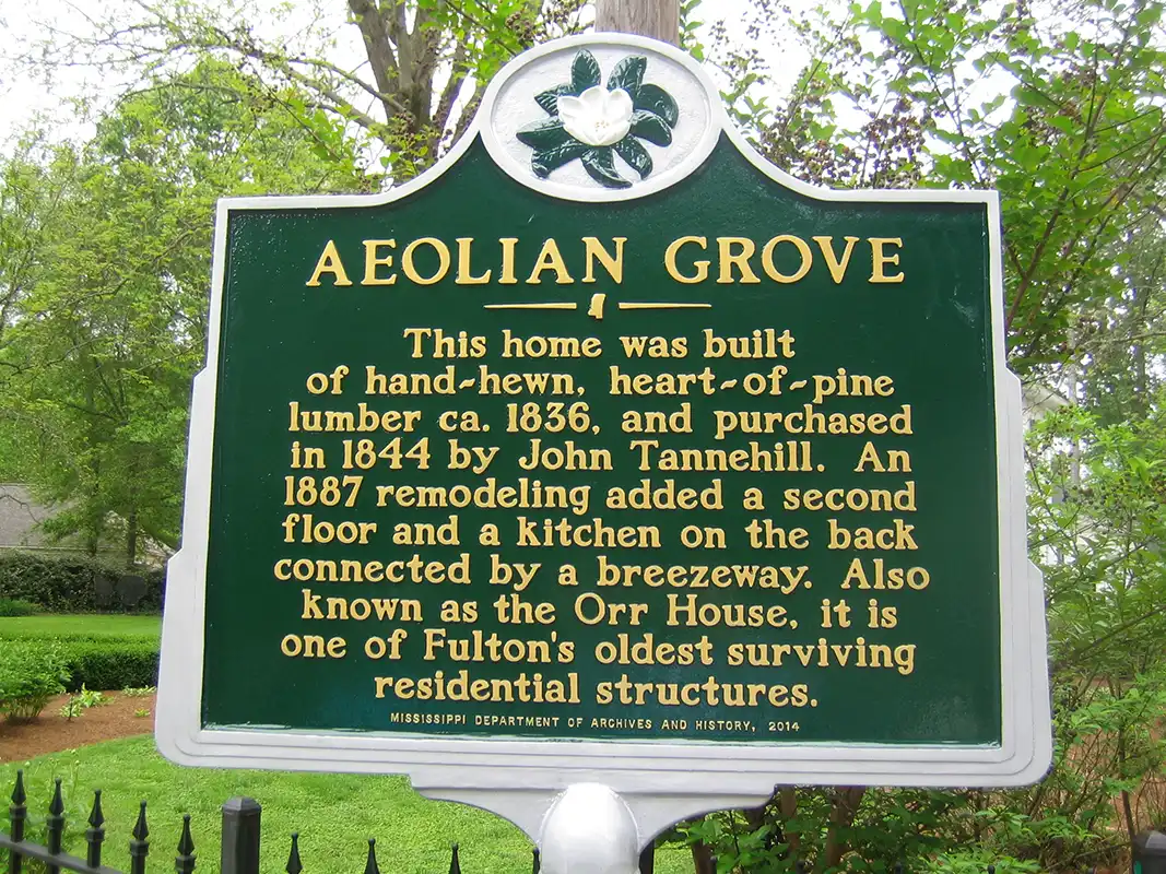 Aeolian Grove is at 203 East Owens Street in Fulton. Home is owned by Phil and Mary Morris.