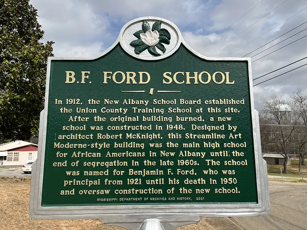 B.F. Ford School is at 507 Oak Street in New Albany.
