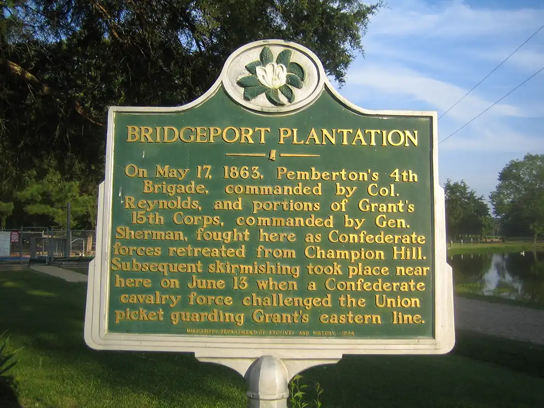 Bridgeport Plantation is at Askew's Landing, a campground in Edwards near the Big Black River.