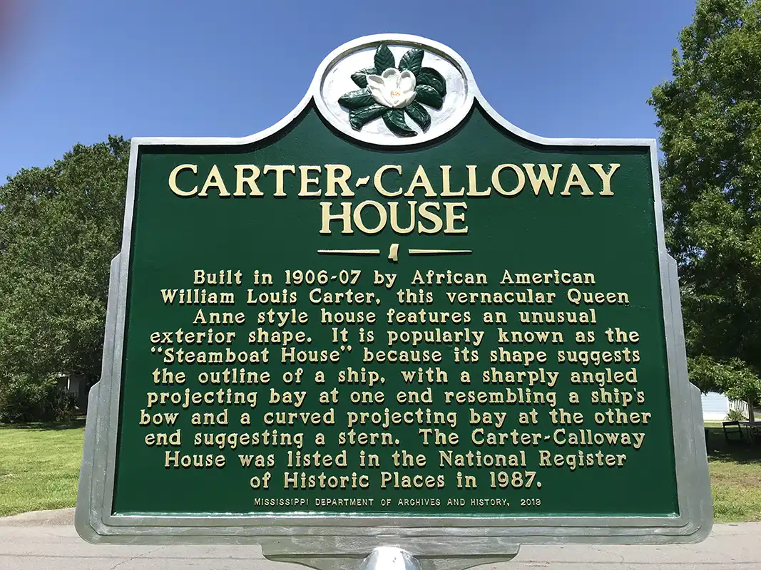 The Carter-Calloway House is at 1916 State St. in Ocean Springs.