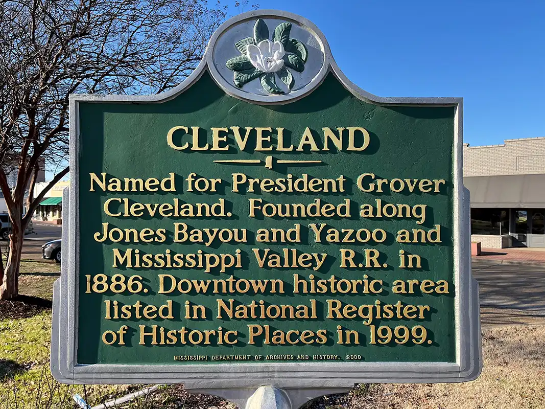 The Cleveland marker is in downtown Cleveland.