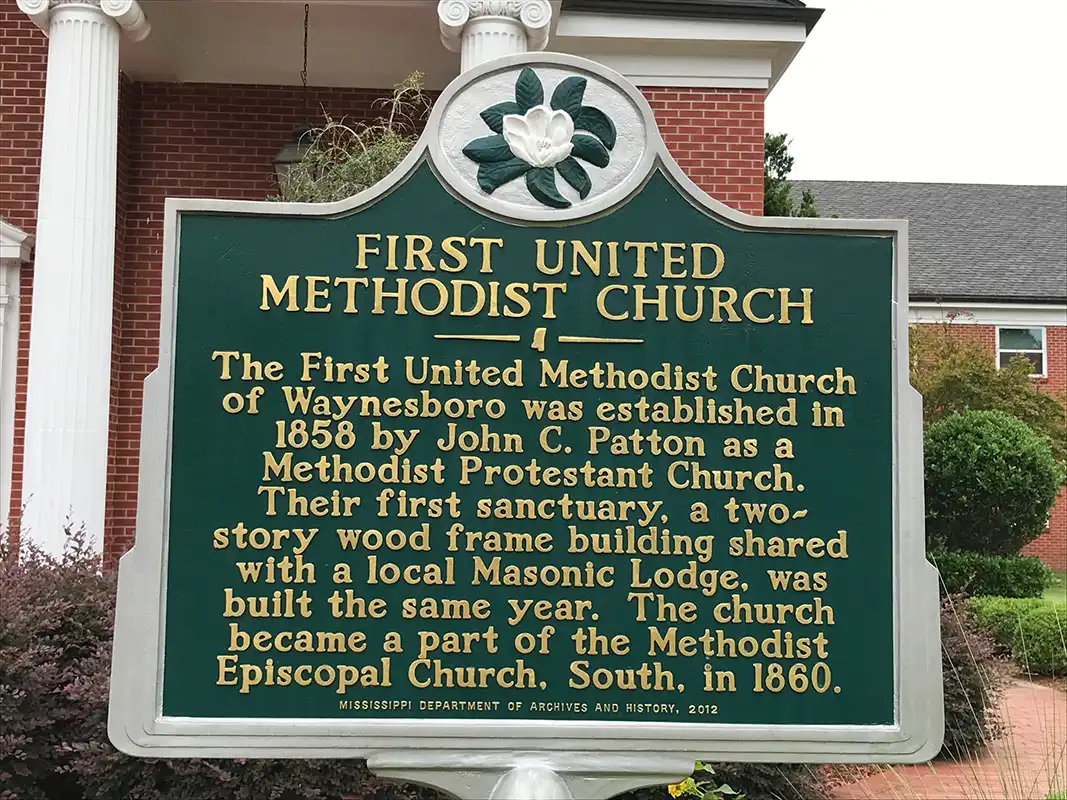 First United Methodist Church is at 701 Turner Street in Waynesboro.
