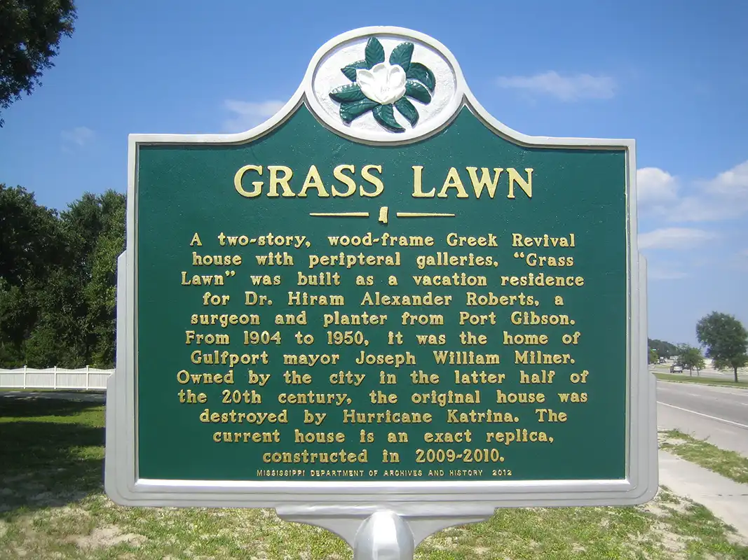 Grass Lawn is on Highway 90 between Gulf Avenue and Roberts Avenue.