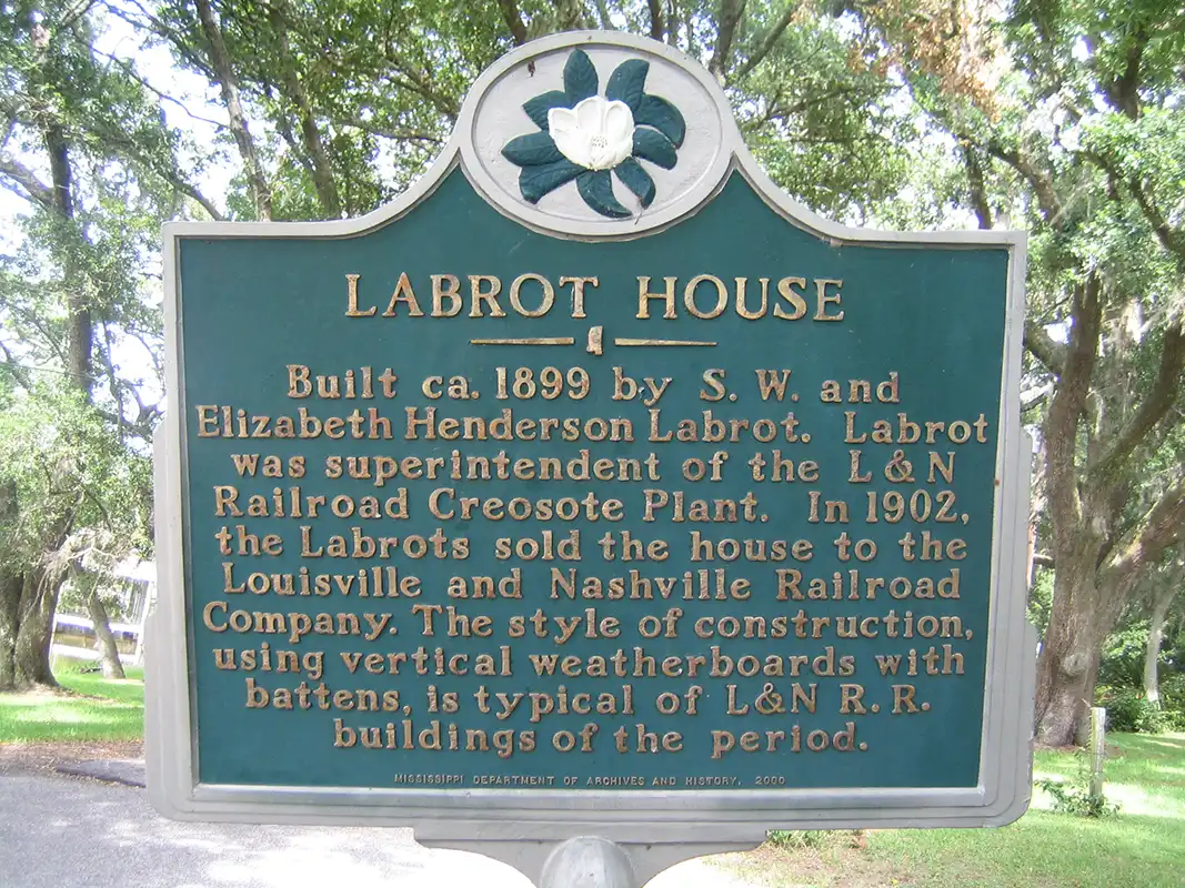 Labrot House is at 400 Wind Drift Lane in Gautier.