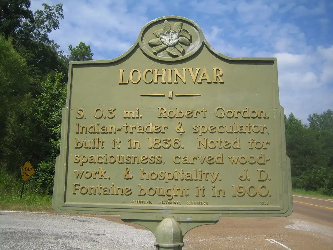 Lochinvar is on Hwy 15 south of Pontotoc.
