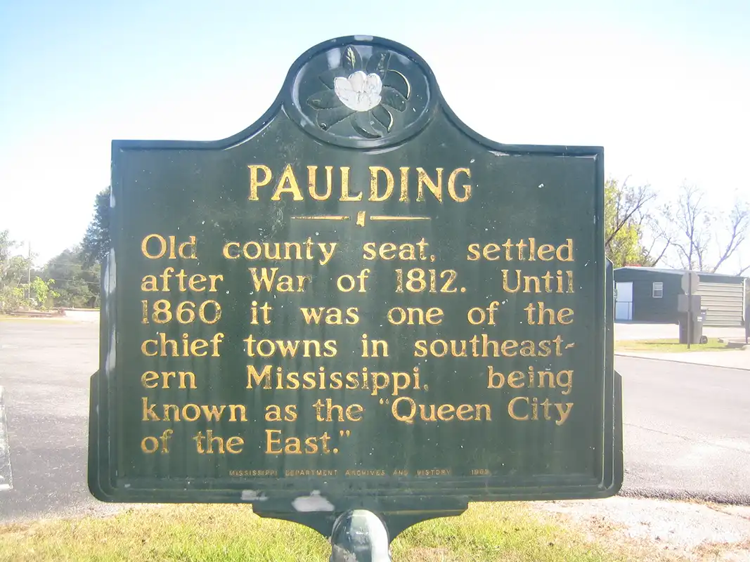 The Paulding marker is at the courthouse in Paulding, across from the post office.