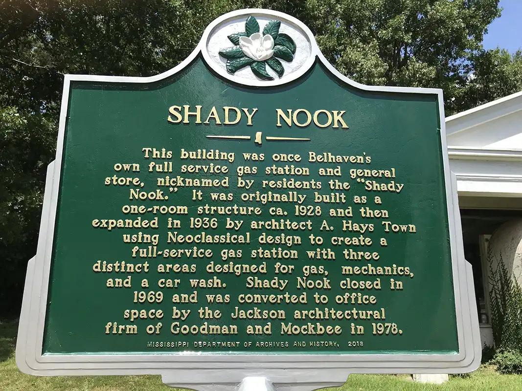 Shady Nook is at the intersection of Poplar Boulevard and Hazel St. in Jackson.