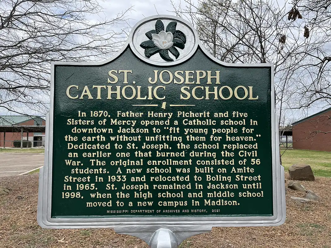 St. Joseph Catholic School is located at 308 New Mannsdale Road in Madison.