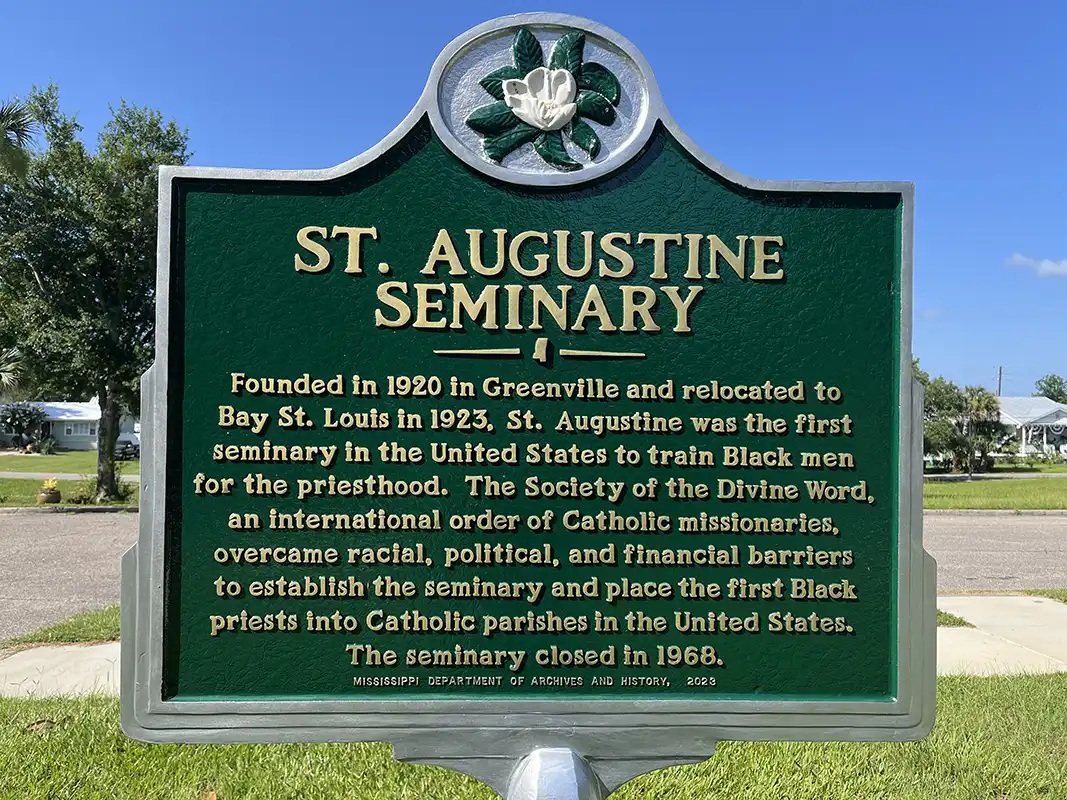 St. Augustine Seminary is at 199 Seminary Drive in Bay St. Louis.