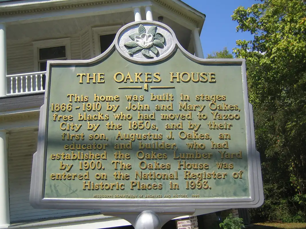 The Oakes House is on Monroe St. in Yazoo City.
