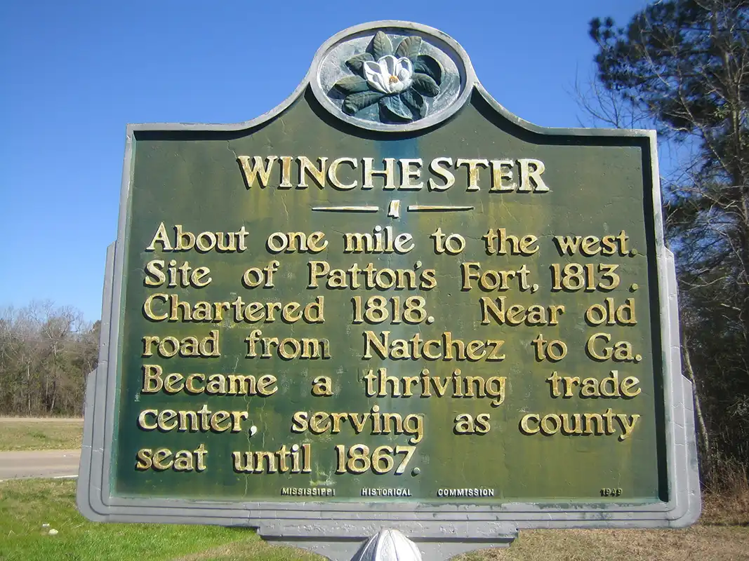Winchester is on Highway 45 about 6 miles south of Waynesboro.